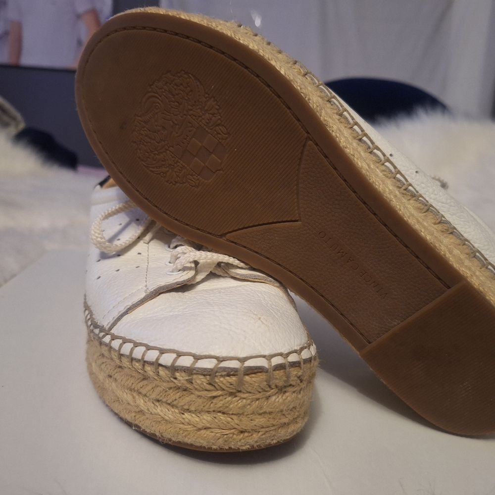 Vince Camuto White Espadrille Sneakers